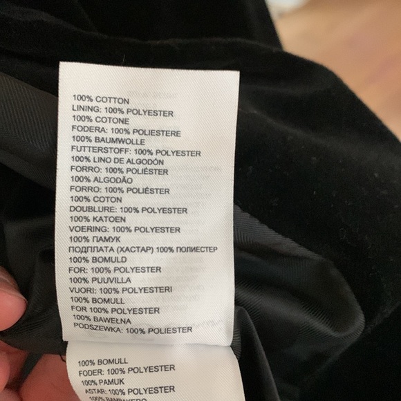 Womens Ben Sherman Velvet & Satin Fitted Black Tuxedo Jacket / Blazer - Picture 10 of 11